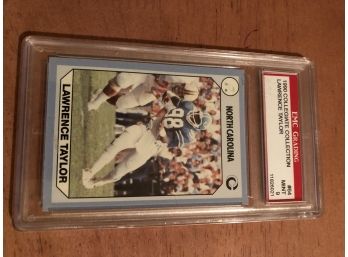 Lawrence Taylor 1990 Collegiate Collection Graded Mint 9