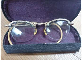 Antique Ladies 12k Gold Overlay Eye Glassed
