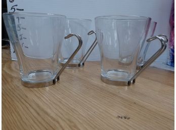 Set Of 4 Mid Century Modern Coffee Cups