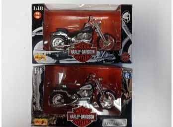 Lot Of Toy Harley Davidson Motor Cycles #1