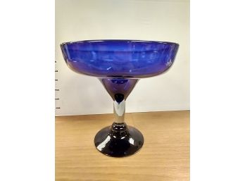 Large Cobalt Margarita Glass