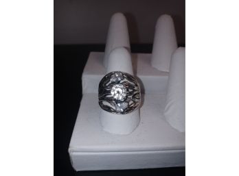 Sterling Silver And Cz Ring #2