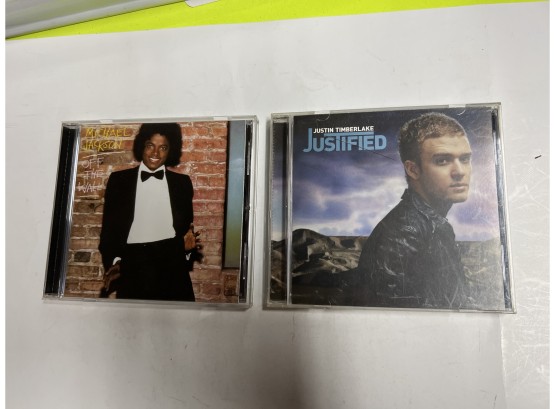 Michael Jackson & Justin Timberlake CDs - M7