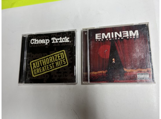 Cheap Trick & Eminem CDs - M8