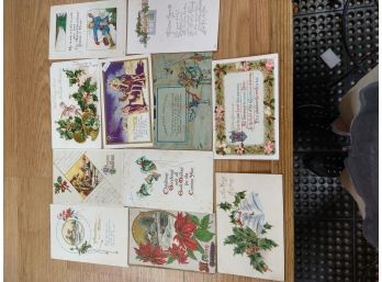 Vintage Christmas Post Card Lot