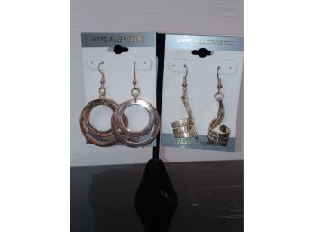 Sterling Silver Overlay Earrings Lot 4