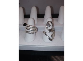 Sterling Silver Overlay Rings Lot 1