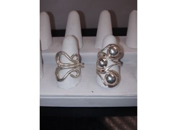 Sterling Silver Overlay Rings Lot 2