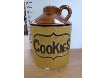 Vintage Faux Crock Cookie Jar