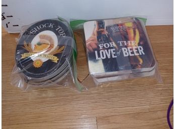 Lot Of Disposable Advertising Coasters
