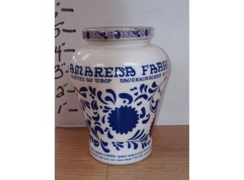 Vintage Sauerkraut Jar With Lid
