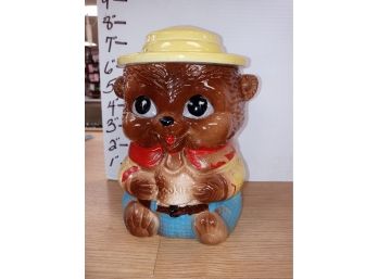 Vintage Small Bear Cookie Jar