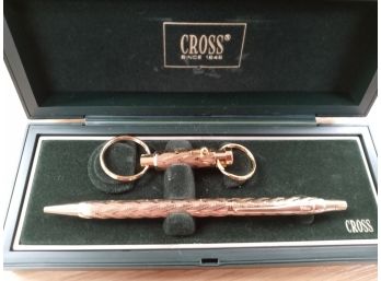 Cross Pen And Keychain Set