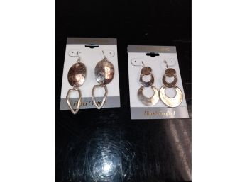 Sterling Silver Overlay Earrings Lot 4