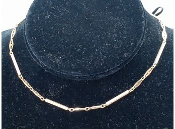 14k Gold Choker Necklace
