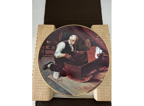 Norman Rockwell Grandpas Gift Collector Plate