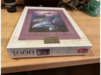 Blue Ocean Nathan 1000 Piece Dolphin Puzzle - New