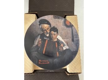 Norman Rockwell The Music Maker Collector Plate