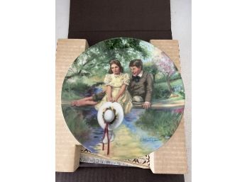 Norman Rockwell Tom And Becky Collector Plate