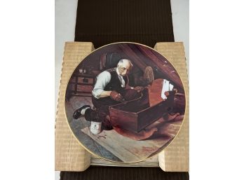 Norman Rockwell Grandpas Gift Collector Plate