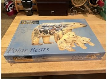 National Geographic Polar Bear 1000 Piece Puzzle - New