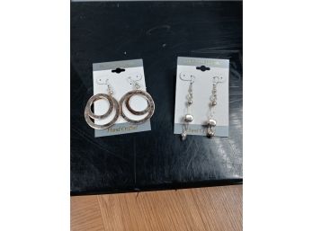 Sterling Silver Overlay Earrings #2