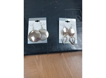 Sterling Silver Overlay Earrings #4