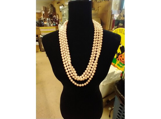 Joan Rivers 120' Faux Pearl Necklace