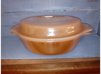 Vintage Fire King Covered Casserole Dish