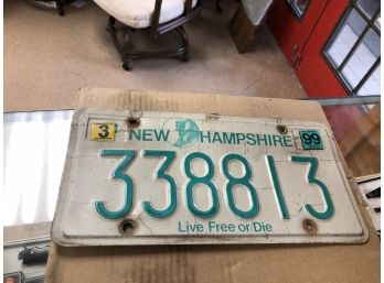 New Hampshire License Plate