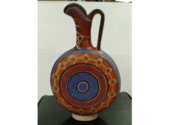 Handmade Pottery Pitcher Made In Mexico