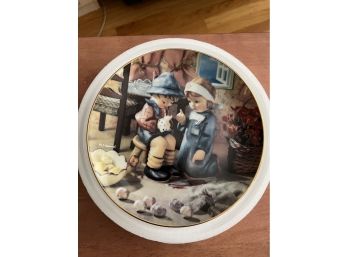 Hummel Collector Plate-little Companions- Tender Loving Care