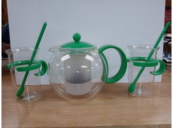 Tea Pot And Glasses