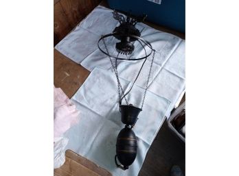 Vintage Metal Hanging Weathervane Lamp