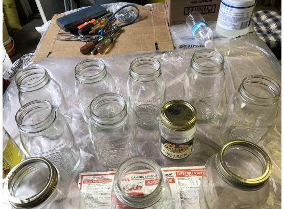 Canning Jars - Majority Are Quart Jars