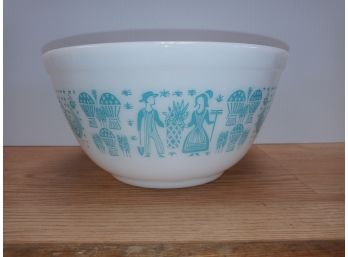 Vintage Pyrex Amish Blue Medium-sized Mixing Bowl