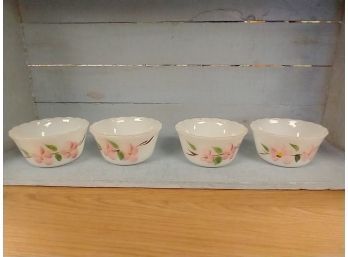 Vintage Fire King Custard Dishes