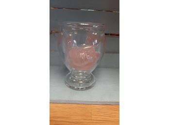 Vintage Teleflora Embossed Rose Vase