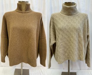 Two Women's Eskandar Cashmere Sweaters One Size