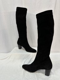 Women's Robert Cleregie Black Suede Boots Size 9 B