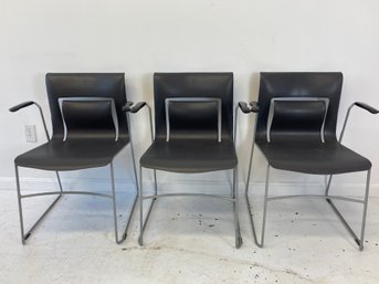 Set Of 3 Post Modern Stylex Rhythm Armchairs Designed By Sava Cvek