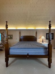 King Size Four Poster Maple Bed Leonard's