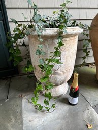 Tall Urn Shape Pottery Outdoor Planter