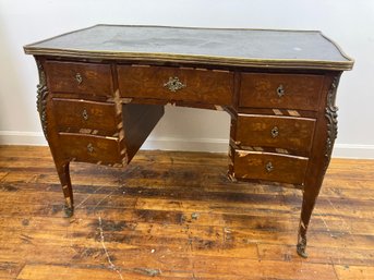 Antique French Louis XV Marquetry Writing Desk
