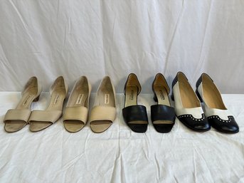 (4) Pairs Women's Bottega Veneta Shoes US 8 1/2 And 9