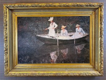 Claude Monet 'La Barca Di Giverny' Giclee Print
