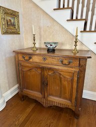 19th C French Provincial Fruitwood Sideboard