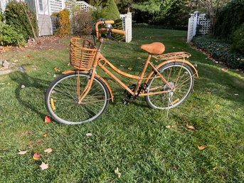 Custom Made Wicker & Bamboo Women's Bicycle
