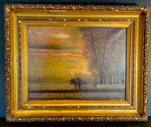 Original Oil Painting Titled Early Morning Spring By R.D. Laughlin