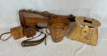 Lot Of Decorative Mantique Vintage And Sporting Items